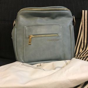 Mini Dusty Blue Fawn Design Diaper Bag